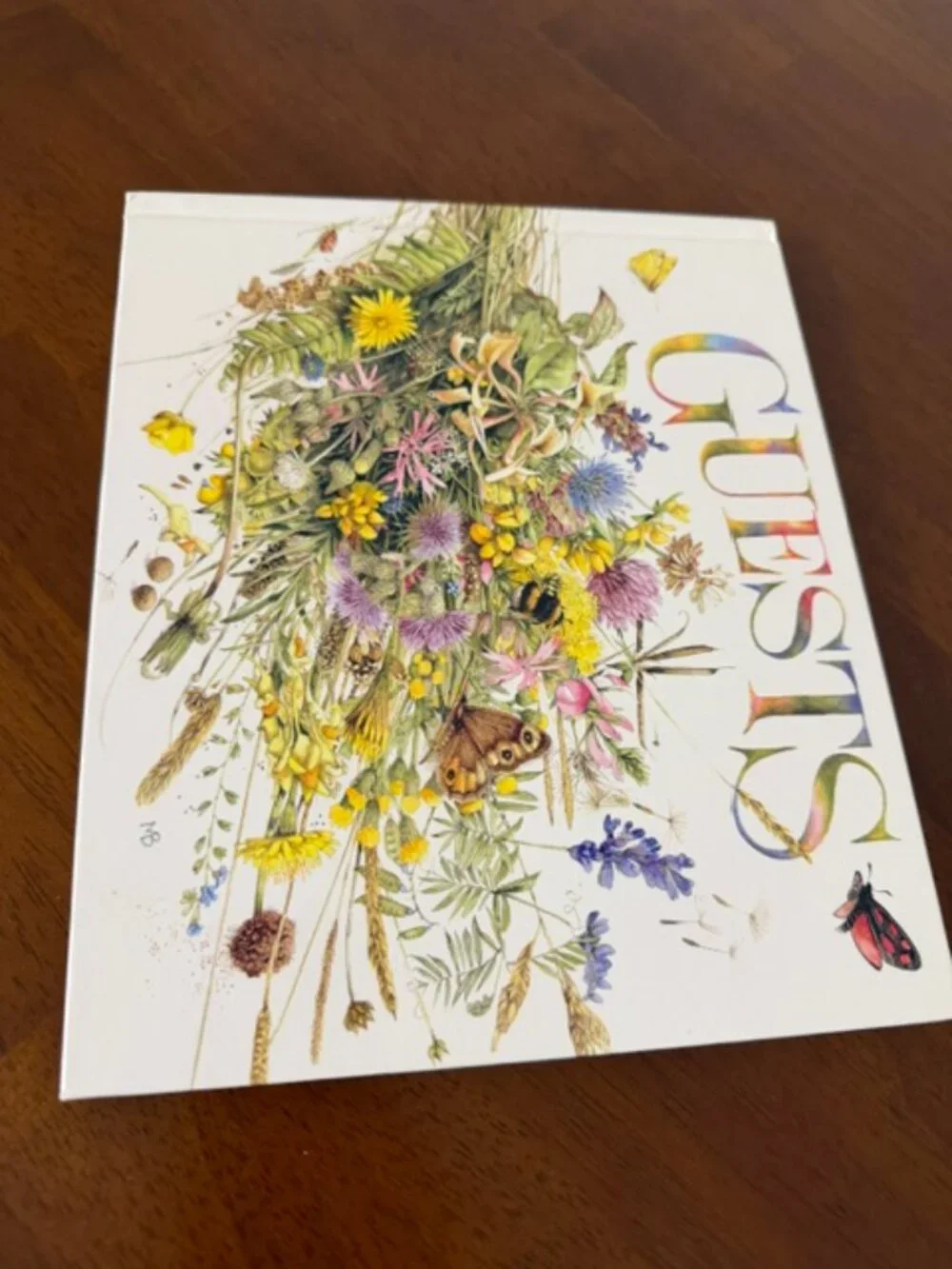 Vintage Hallmark Marjolein Bastin Guest Book Nature’s Sketchbook RA8770